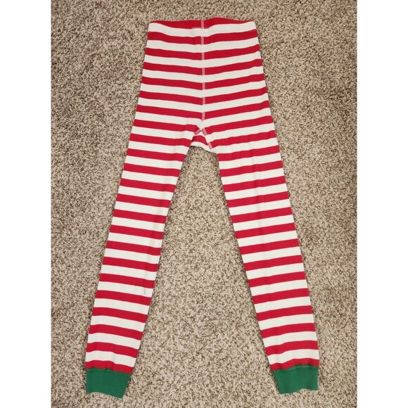 HANNA ANDERSSON Christmas Stripes Pajama Set Kids 130 US Size 8 Organic Cotton - Picture 6 of 9